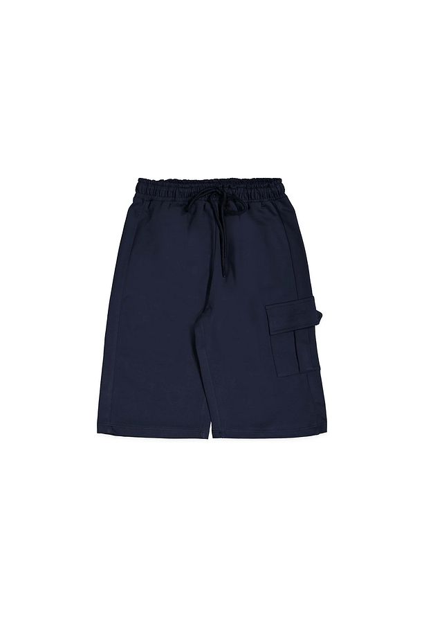Unisex Çocuk Pamuklu Şort 2'li Set -Çocuk Giyim - 3
