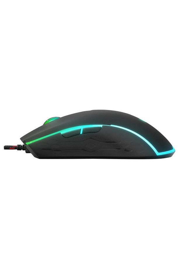 KM-404 ARGENTI Rainbow Aydınlatmalı USB Gaming Combo Q Klavye + Kulaklık + Mouse + Mousepad - 4
