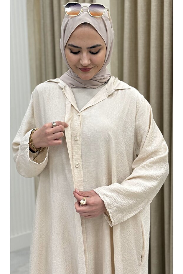 Kupra Silk Buttoned Outerwear - 3