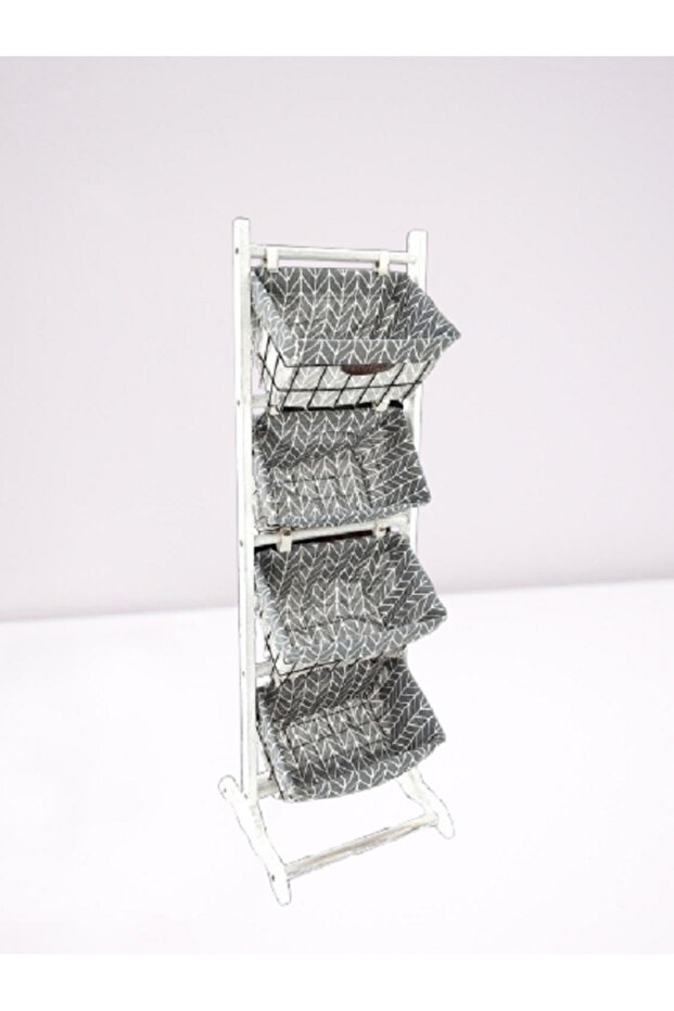 Multi-Tier Basket Stand with Removable Baskets - 2