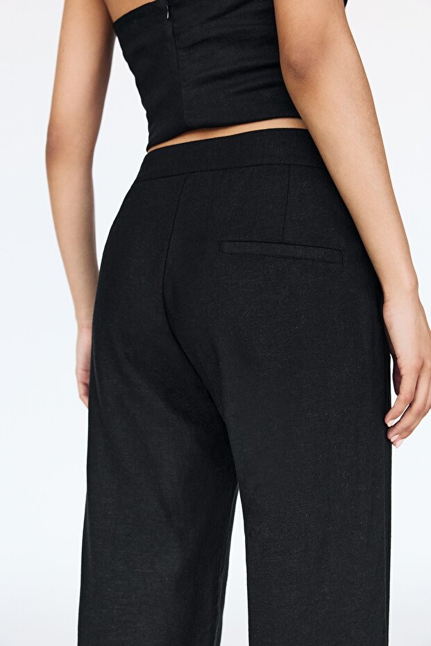 Çapraz kemerli rustik pantolon - 3