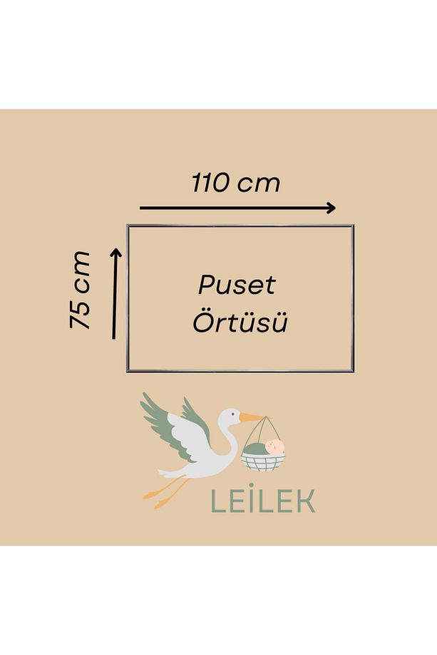 Desenli %100 Pamuk Muslin Puset Örtüsü,Bebek Puset Örtüsü - 4