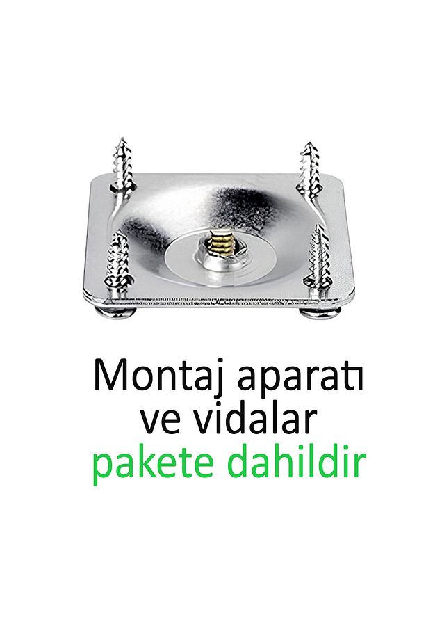Ahşap Ayak 12 Cm Ceviz M8 Civatalı Bağlantı Aparatlı Dolap Mobilya Koltuk Kanepe Destek Ayağı Ayak - 8