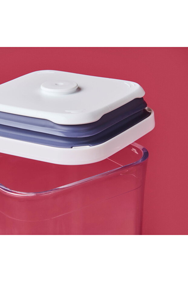 Pop Container Short Size Square Storage Container - Transparent - 1 Lt - 3