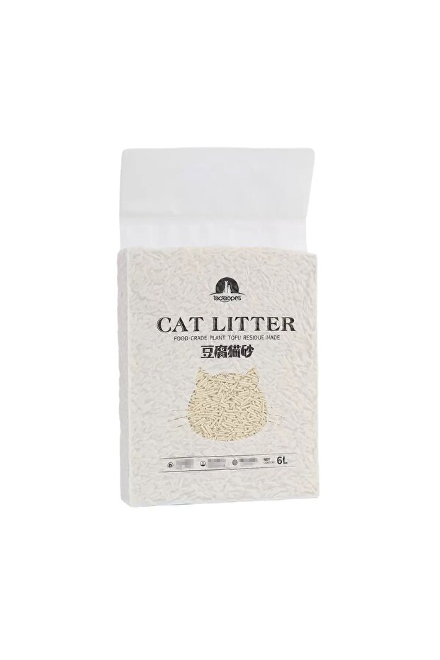 Biodegradable Fast Clumping Natural Fresh Tofu Corn Cat Litter 6L ( Vanilla )