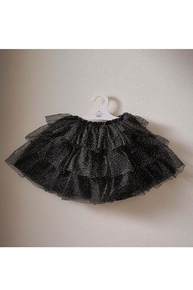 Sparkle Black and Gold Tiered Tutu 3-5 Years