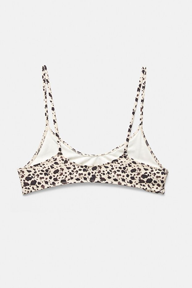 İnek Desenli Bikini Üstü - 6
