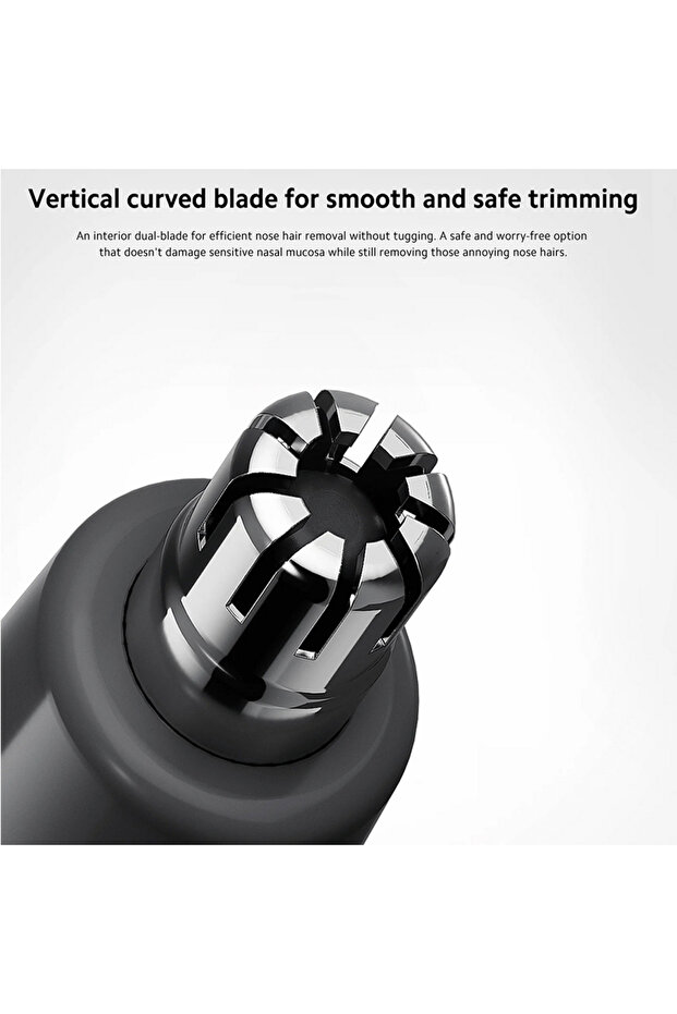 Nose Hair Trimmer Smooth Trimming BHR8997GL - Black - 7