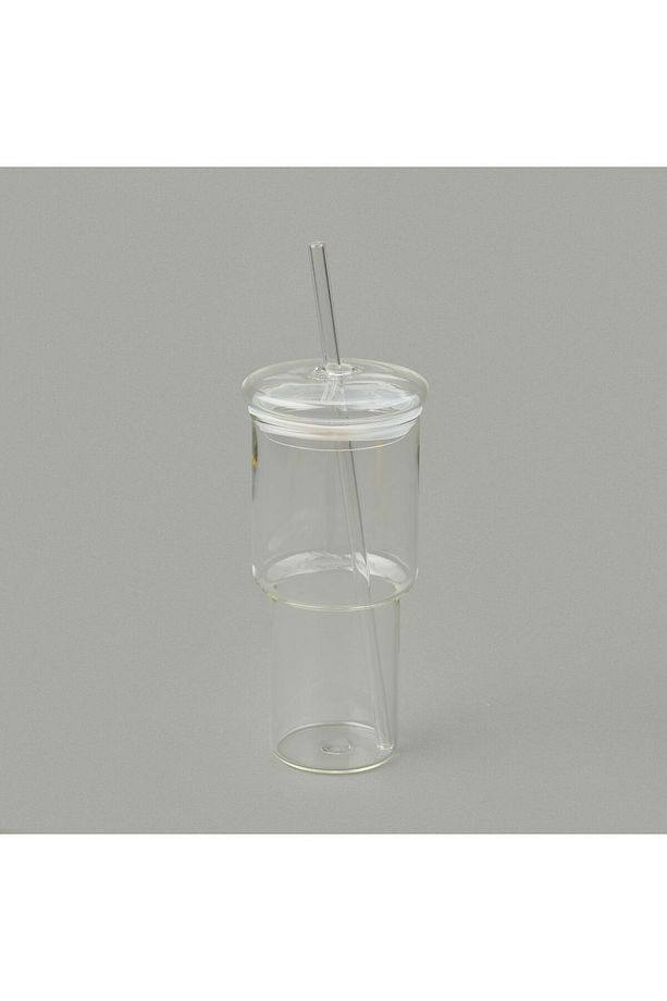 Cam Pipetli Bardak - Şeffaf - 1 lt - 3