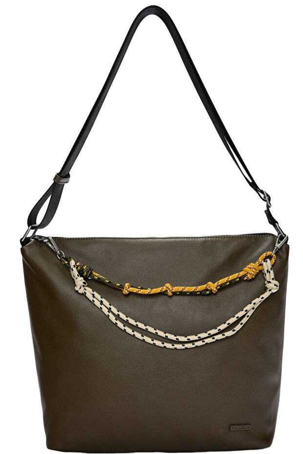 İpli tote çanta - 1