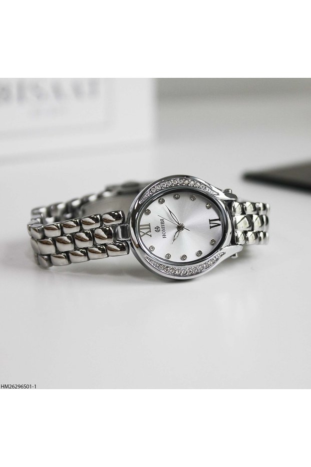 Hm26296S01-1 Women Wrist Watch with Steel Band