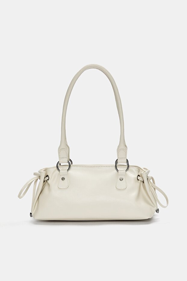 Kurdele detaylı kol çantası - 2