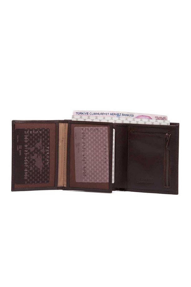 Kahve Hakiki Deri Erkek Cüzdan - S1ce00001430-b07 - 3