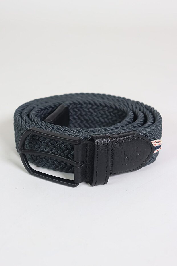 Elastik Örgü Unisex Kemer Antrasit - 1