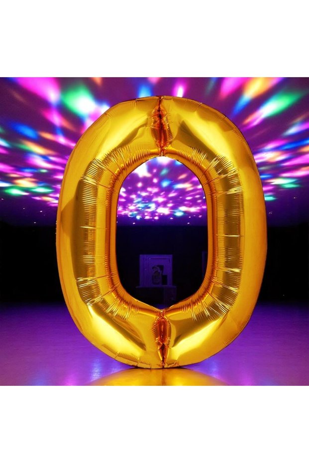 Vip High Quality 1 Meter Gold O Letter Foil Balloon Gold O Letter Balloon Suitable for Helium Gazina Flying Balloon