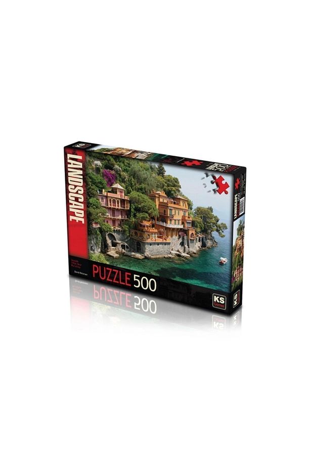 Puzzle 500 Parça Deniz Kenarında Villa 3380seri - 1