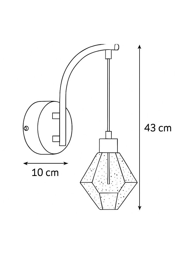 İstanbul Avize Aplik Kabarcıklı Liya Tekli Gold 3 Renk Ledli Modern Led Aplik - 3