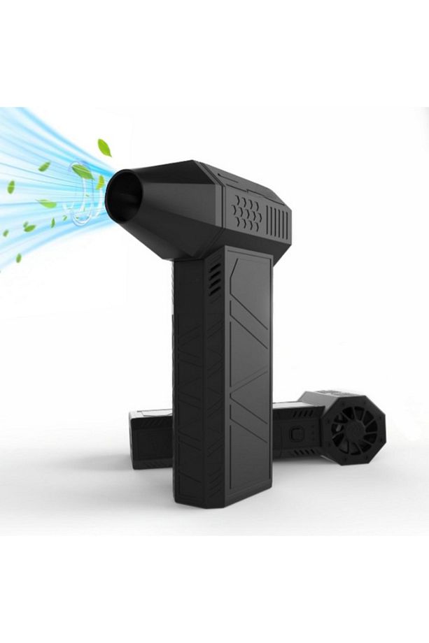 Şarjlı Mini Turbo Jet Şiddetli Fan Vantilatör Yüksek Hızlı Fanı Güçlü Hava Üfleyici Araç Süpürgesi - 4