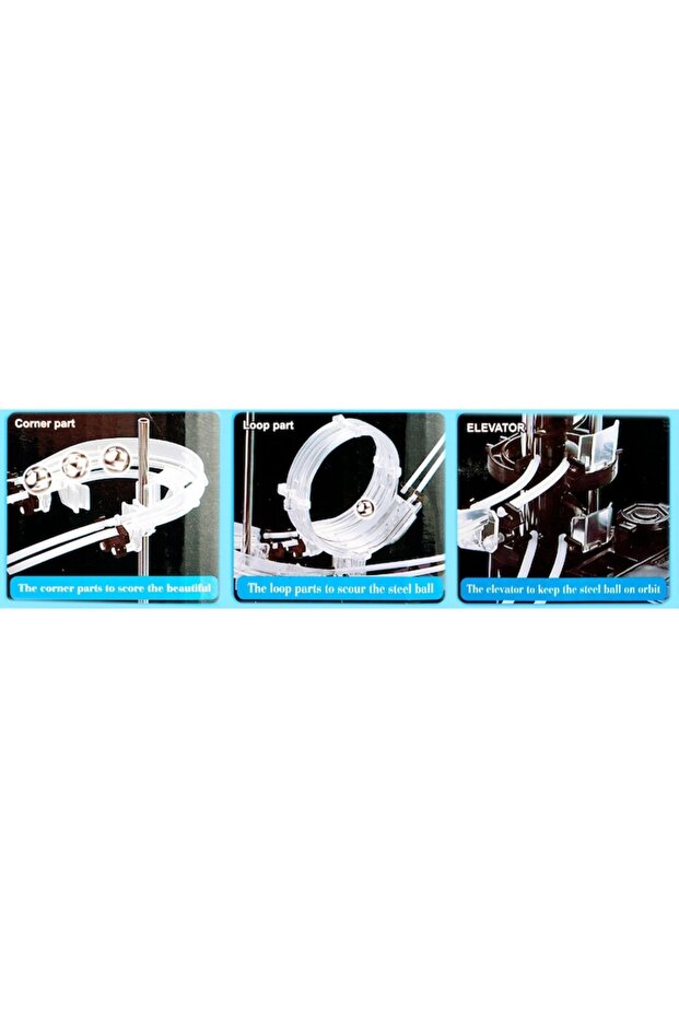 Set de Constructie Ball RollerCoaster 3D idealSTORE - 3