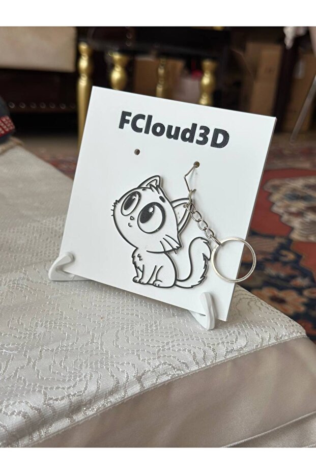 سلسلة مفاتيح على شكل قطة موديل Efe - 2