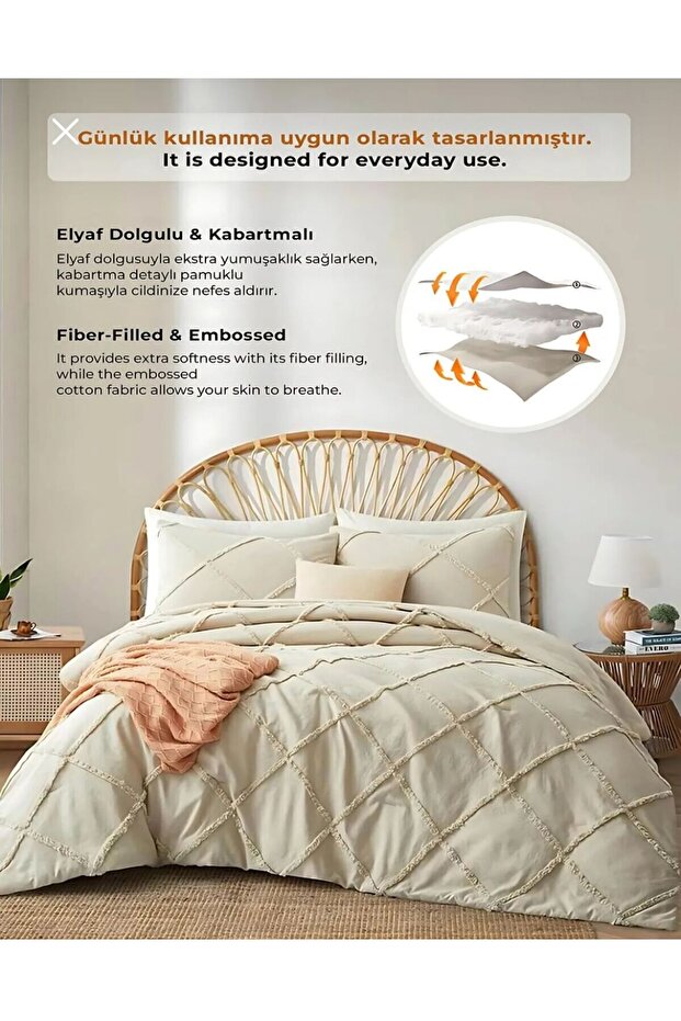 AİMAR ÇİFT KİŞİLİK BEJ - 2