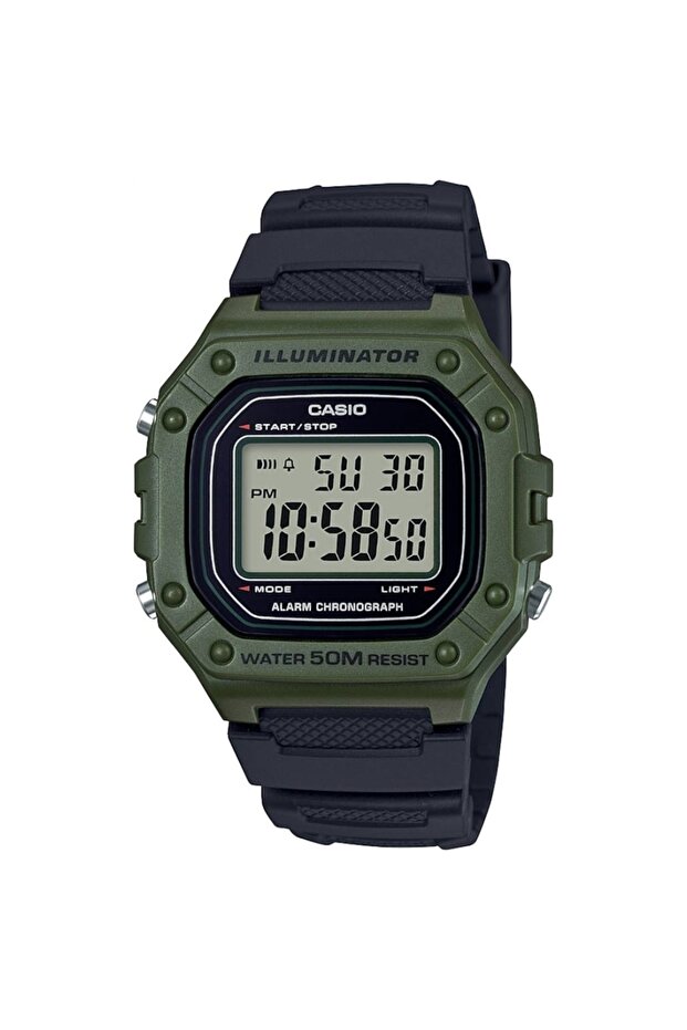 W-218H-3Avdf Digital Men's Wristwatch