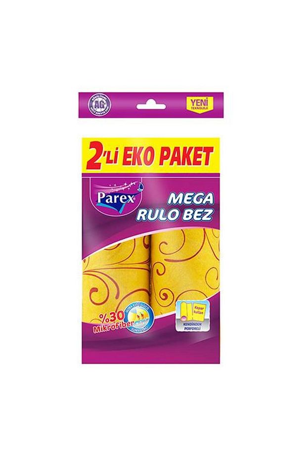 Mega Temizlik Bezi Eko 27 Cm X 2.57 M 2 Adet - Sarı - 1