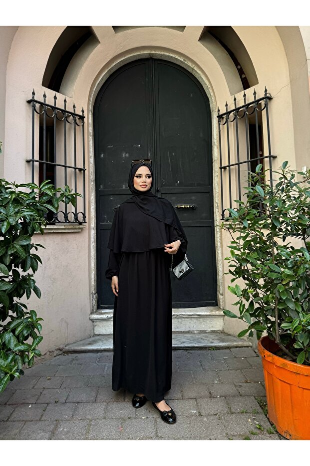 Pelerinli Elbise - 3