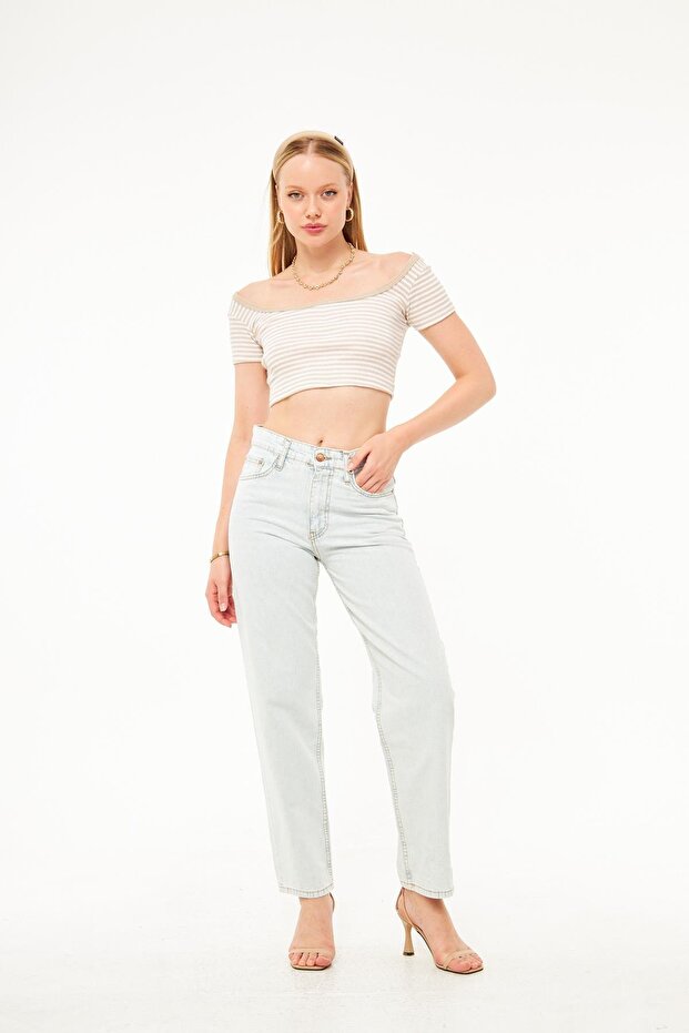 Kadın Denim Pantolon - 4