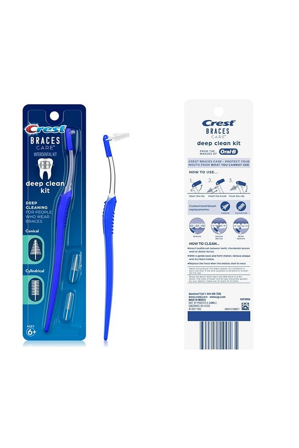 Crest Arayüz Diş Fırçası Ortodontik Diş Fırçası 35 Soft Arayüz Eğimli Yedek Fırça 6'lı - 2
