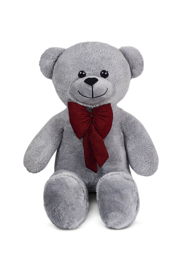 Cute Plush Confused Bear with 100 Bow Ties - Special Gift for Your Sweetheart