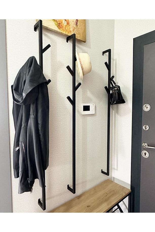 Dekoratif Fidan Askılık, Hol Giriş Askılık, Antre Dekoru ,dekoratif (150 CM/4 ASKI) - 3