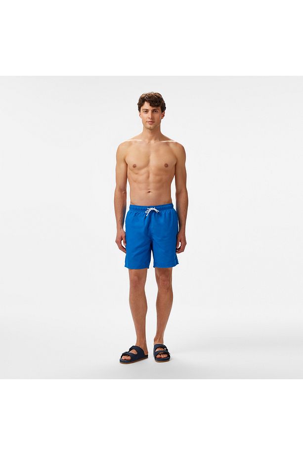 Erkek Mavi Regular Fit Deniz Şortu - 1
