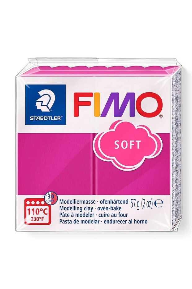 FIMO Soft modelling clay 57g Bright pink