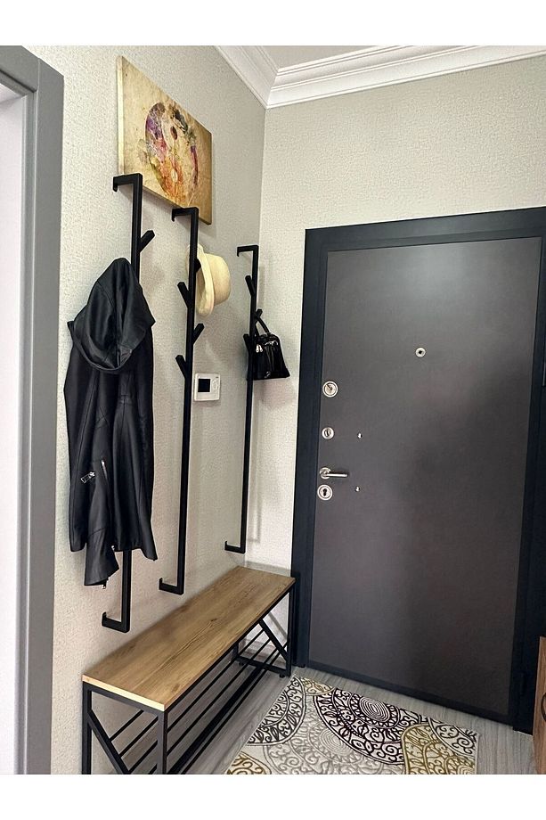 Dekoratif Fidan Askılık, Hol Giriş Askılık, Antre Dekoru ,dekoratif (150 CM/4 ASKI) - 4