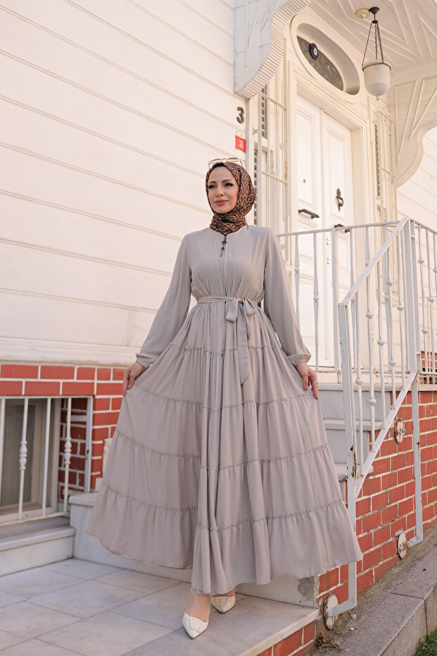 Stone Colored Katrel Ferace - 6