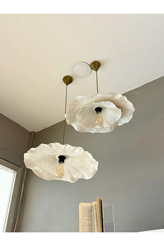 2'li Modern Avf İki Katlı Sarkıt Avize & 60 cm Avize - 4