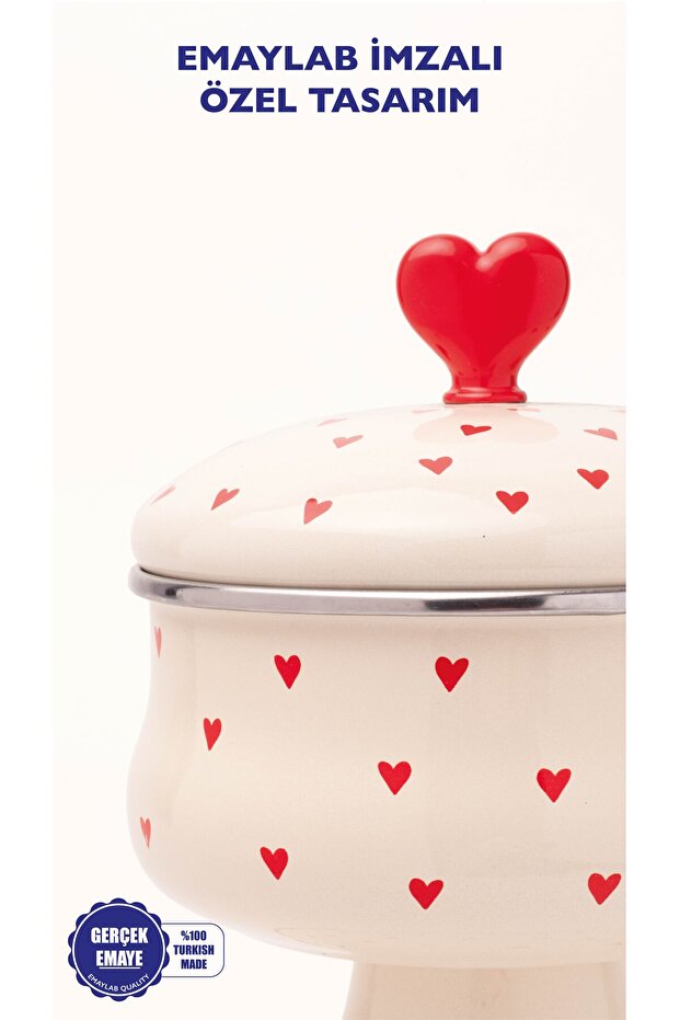 Cupid Emaye Şekerlik - 3