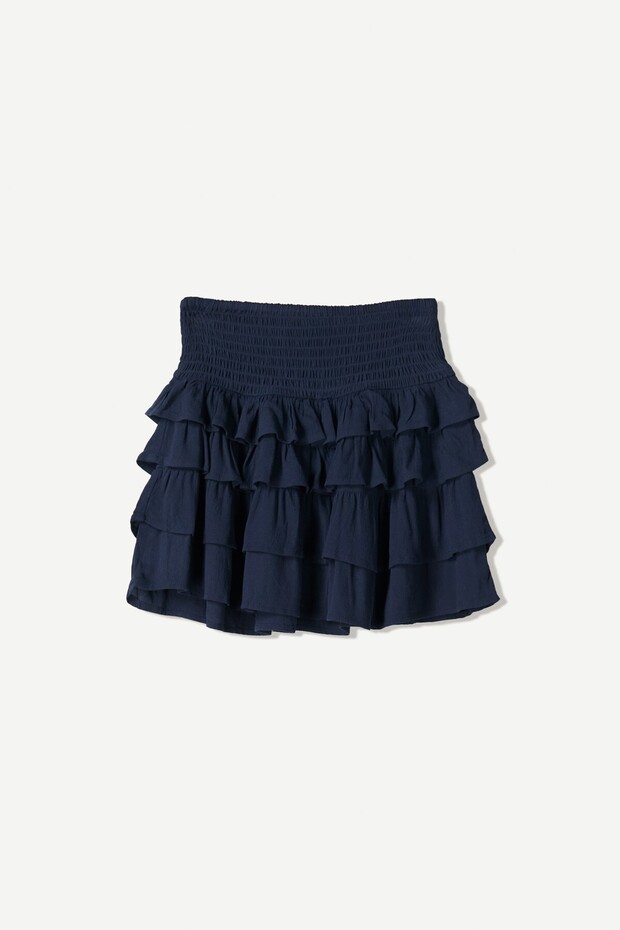 Fırfırlı mini etek - 2