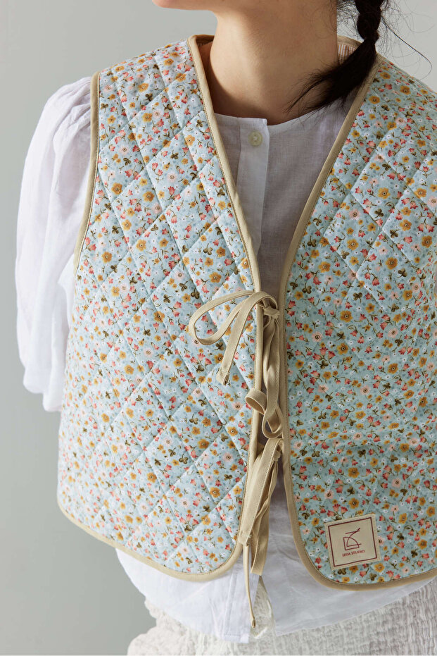 Daisy Çift Taraflı Yelek - 2