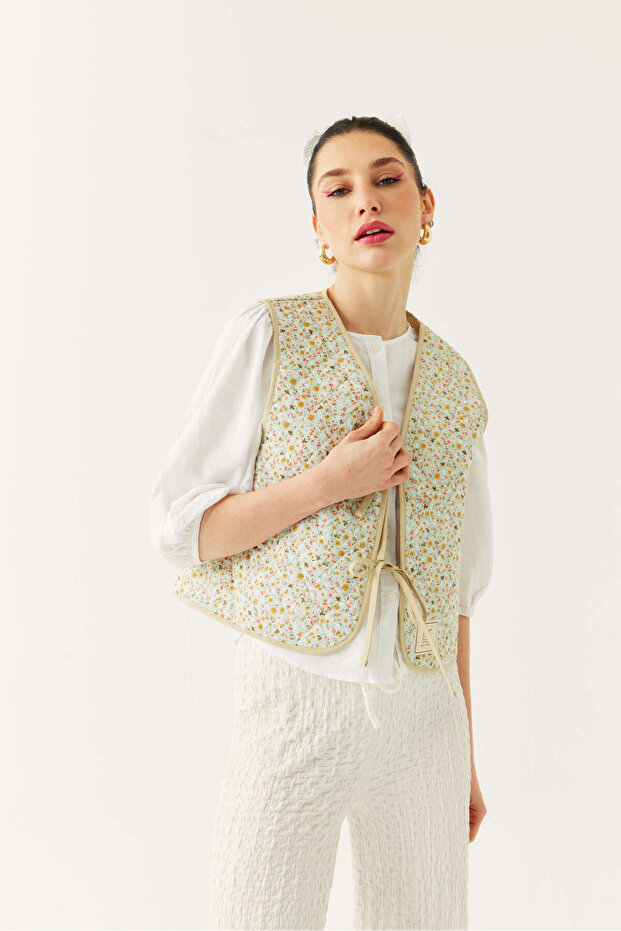 Daisy Çift Taraflı Yelek - 6