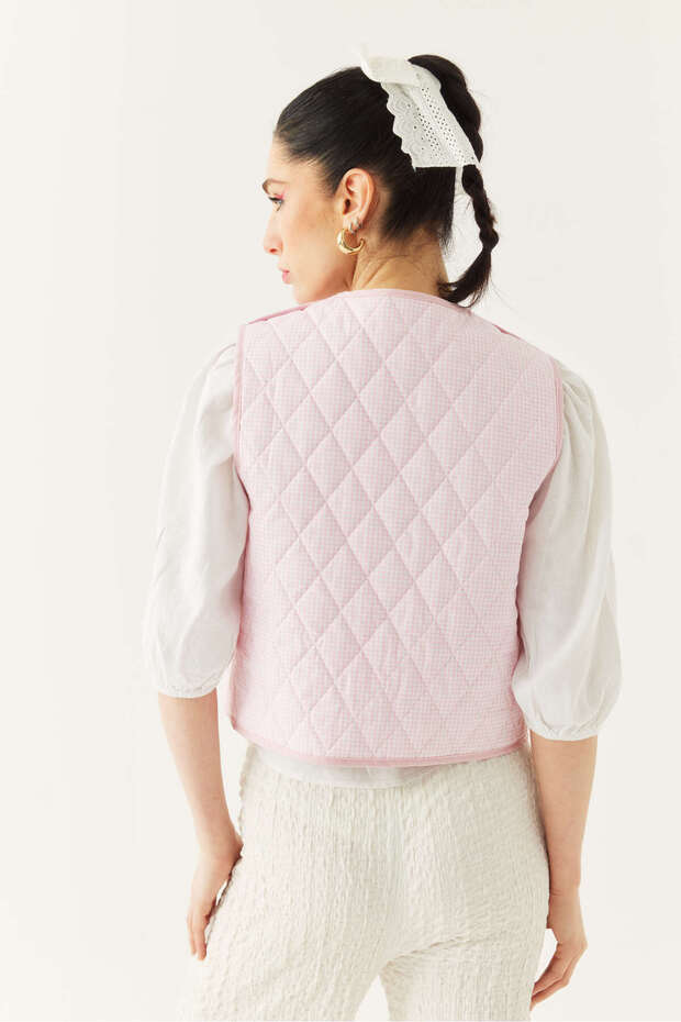 Daisy Çift Taraflı Yelek - 5