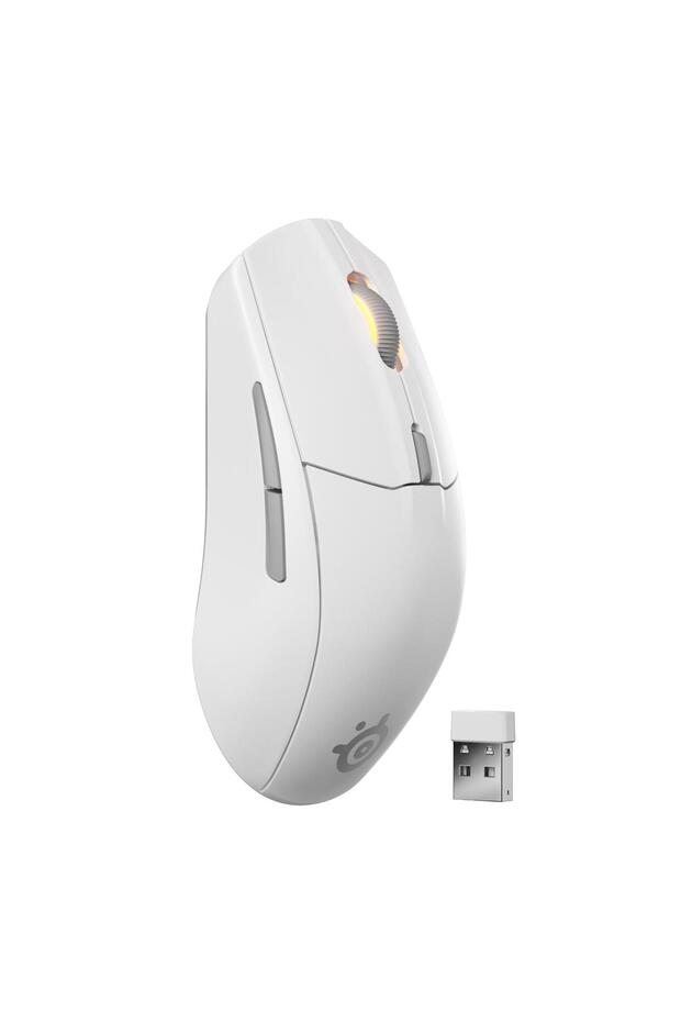 Rival 3 Wireless Gen 2 Gaming Mouse - 2.4ghz Ve Bluetooth Bağlantı - Beyaz - 1