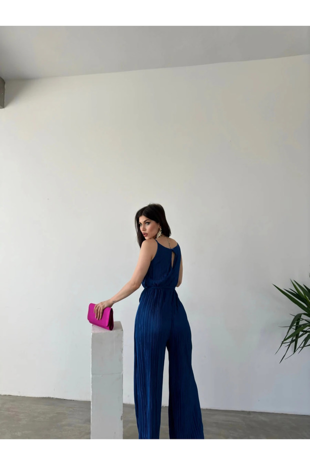 Krinkıl Kumaş Şık Tulum - 3