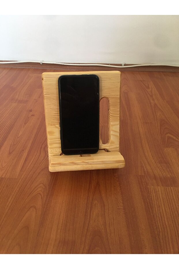 ahşap cep telefonu tablet standı