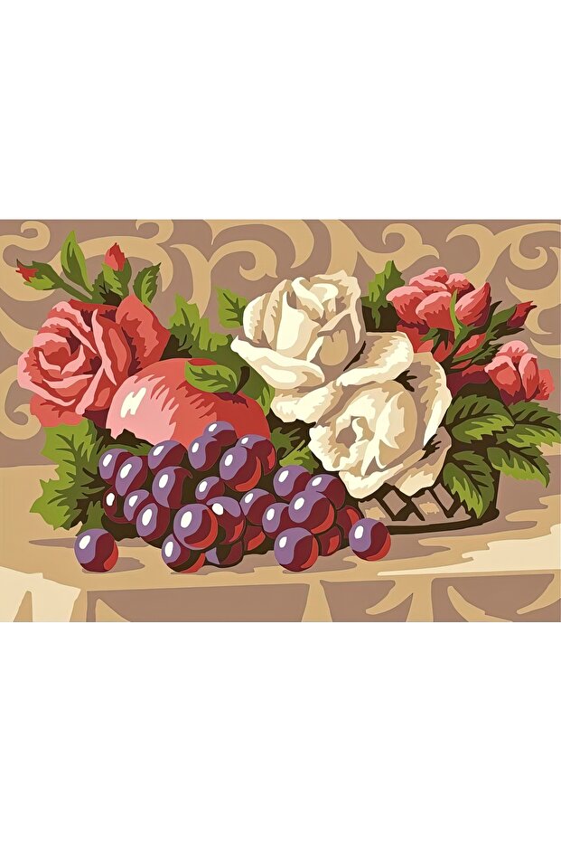 40*50 cm Tapestry Workshop with Fruit Without Ips - 1