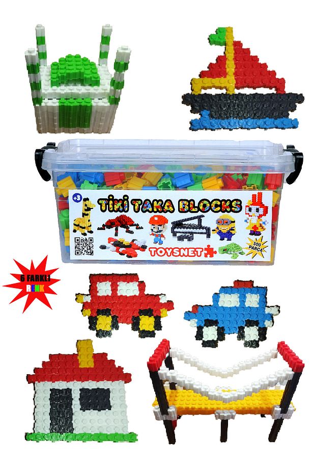 Oyuncak Tik Tak Blocks 500 Parça - 1