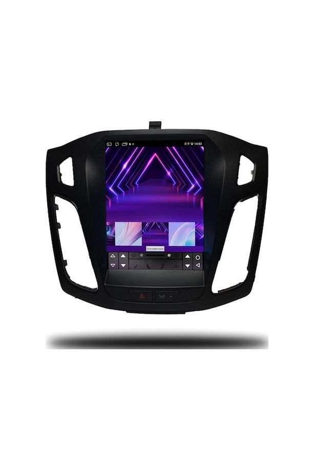 CRT-980 TS Ford Focus 3 4 Tesla Ekran 2011-2018 Model 4-64GB Android Multimedya Teyp - 1