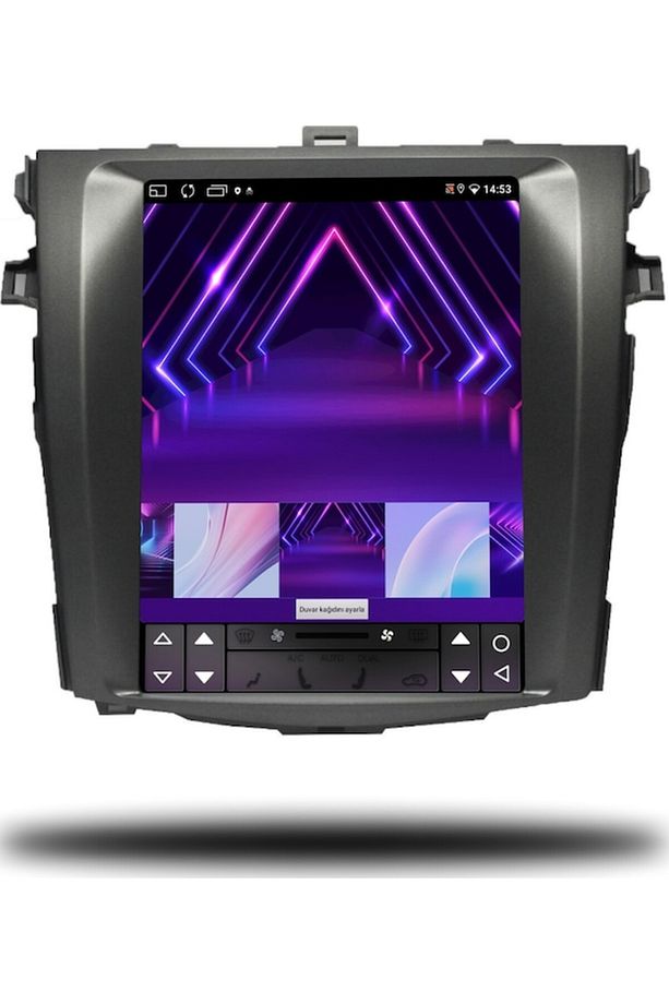 CRT-990 TS Toyota Corolla Tesla 2007-2013 Model 4-64GB QLED Ekran Android Multimedya - 1