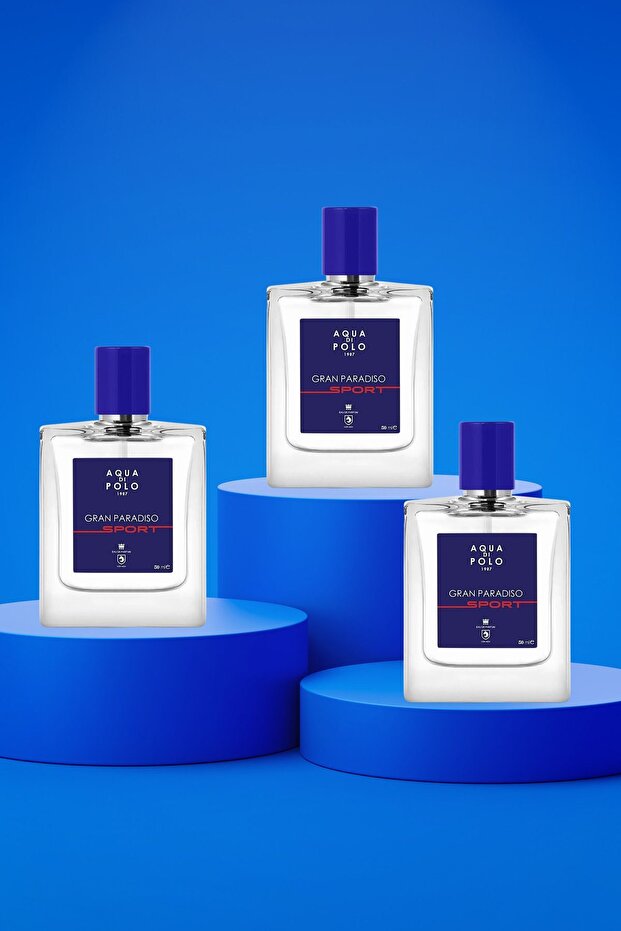 Gran Paradiso Sport 50 ml Edp 3'lü Aromatik, Fujer Erkek Parfüm Seti Stcc021160 - 2